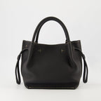Tod's bucket bag, black leather bag, grained calf leather, Italian designer accessories, Fall-Winter 2025 collection