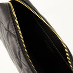 Image of Cassandre Black Jewel Pouch by Saint Laurent for Women - Season Spring-Summer 2026 - Detail View 2
