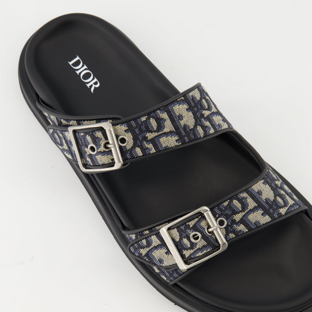 Dior sandals, Aqua Oblique, men's sandals, designer footwear, luxury sandals