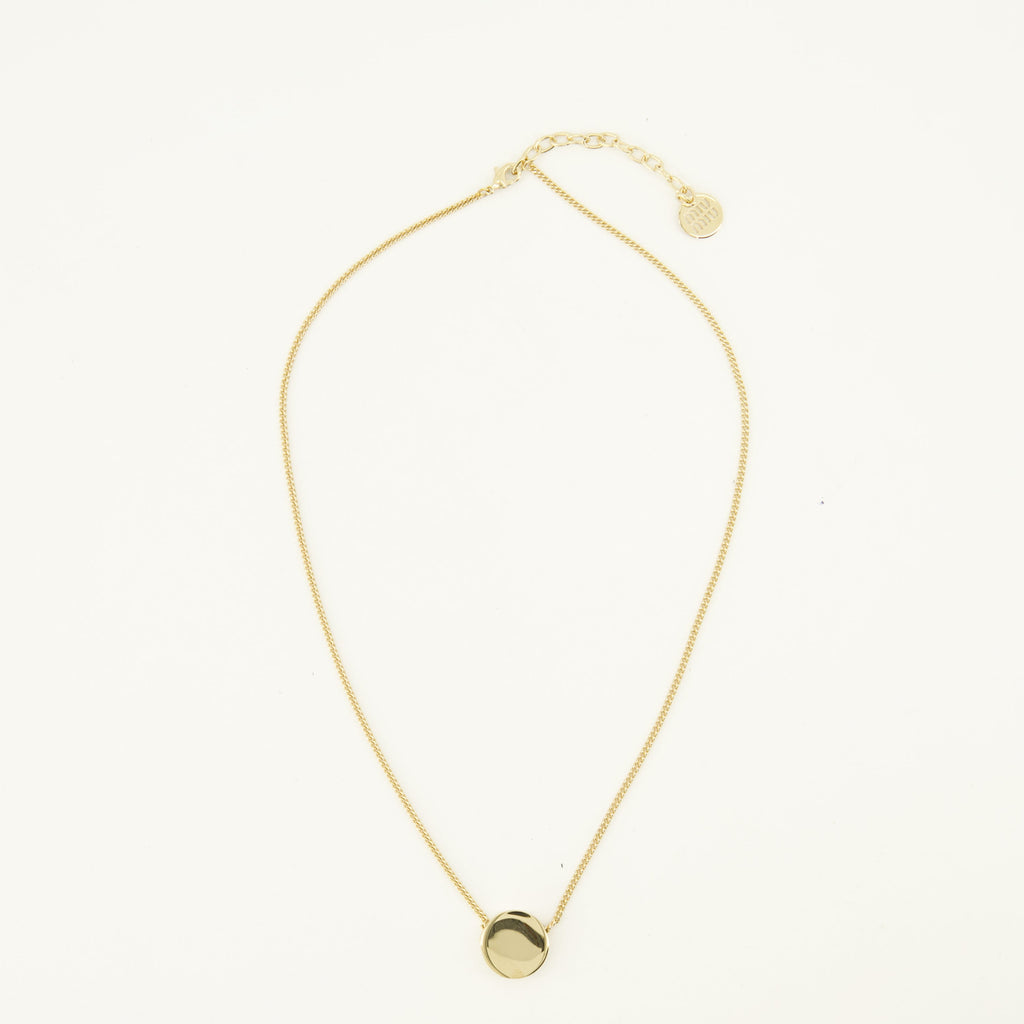 Collier en métal doré