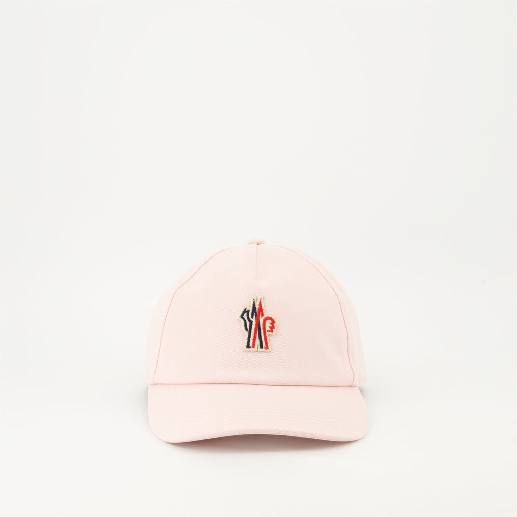 Grenoble cap, Cotton gabardine cap, Moncler Autumn-Winter 2024, Luxury pink cap, Elegant headwear