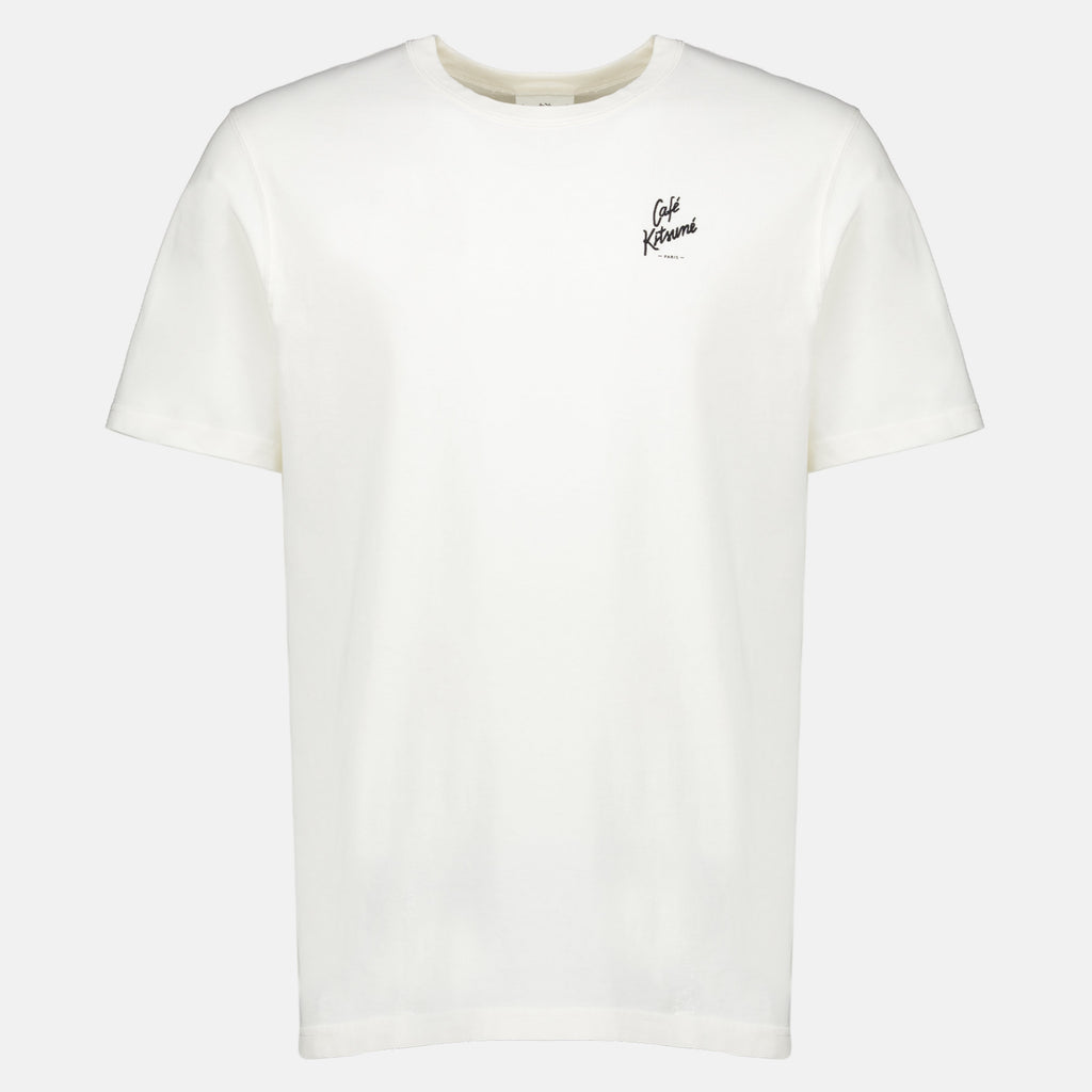 Kitsuné White Embroidered T-Shirt