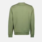 Imagen del sudadero con logo lavado de Moncler para hombres - Temporada Primavera-Verano 2025 - Vista Posterior