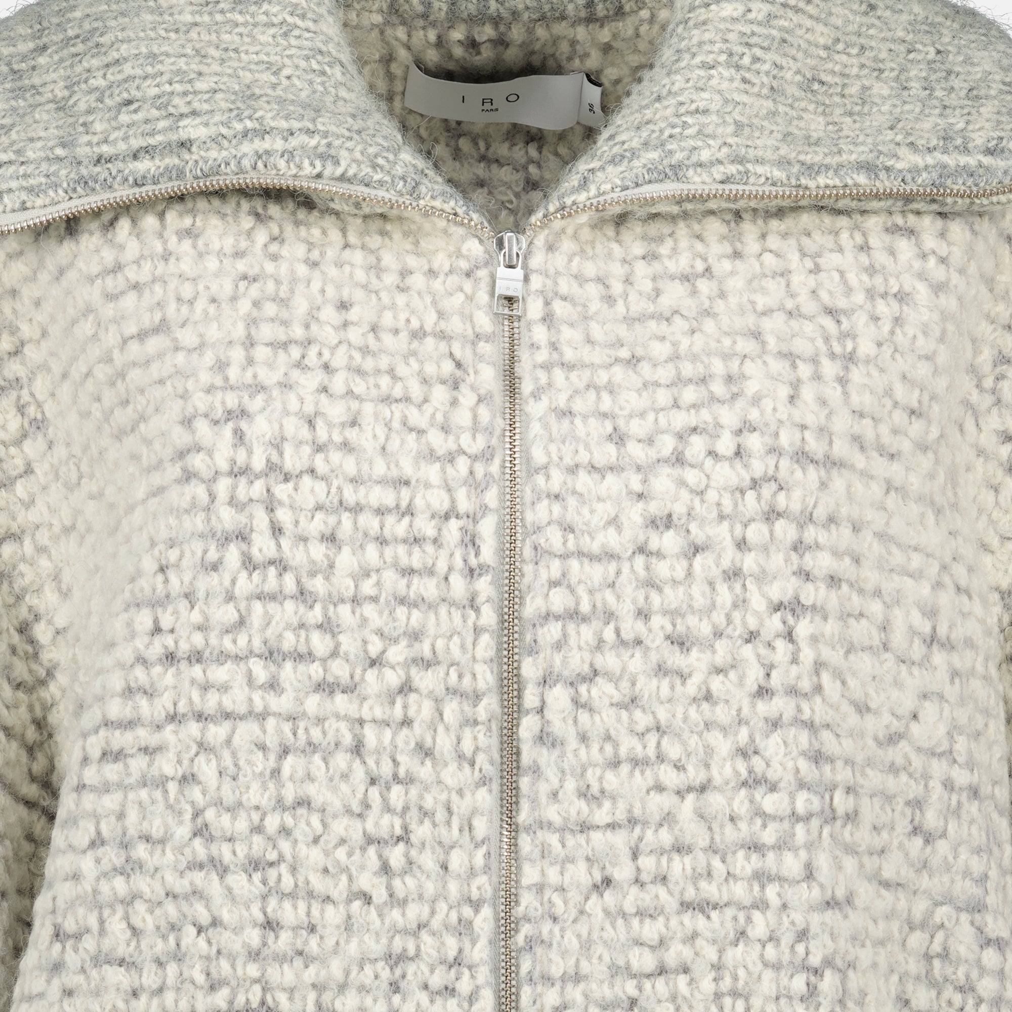 gray boucle jacket iro women 15636491010428