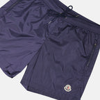 swim shorts, Moncler swimwear, navy swim shorts, men's swimwear, designer swim shorts