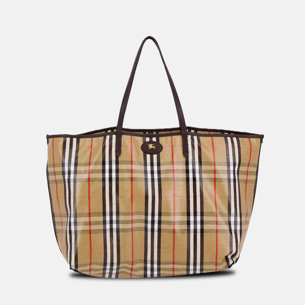 Highlands Check Tote Bag Burberry WE IN STYLE - Main Image