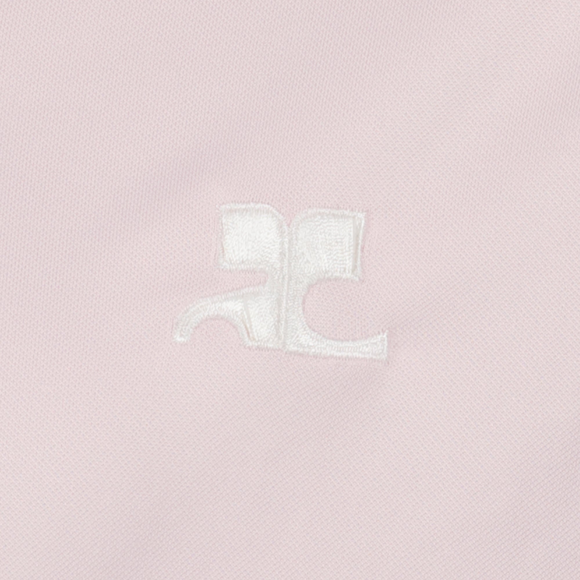 Image of Sport T-Shirt AC Rose de Courrèges by Courrèges for Men - Season Spring-Summer 2026 - Detail View 2