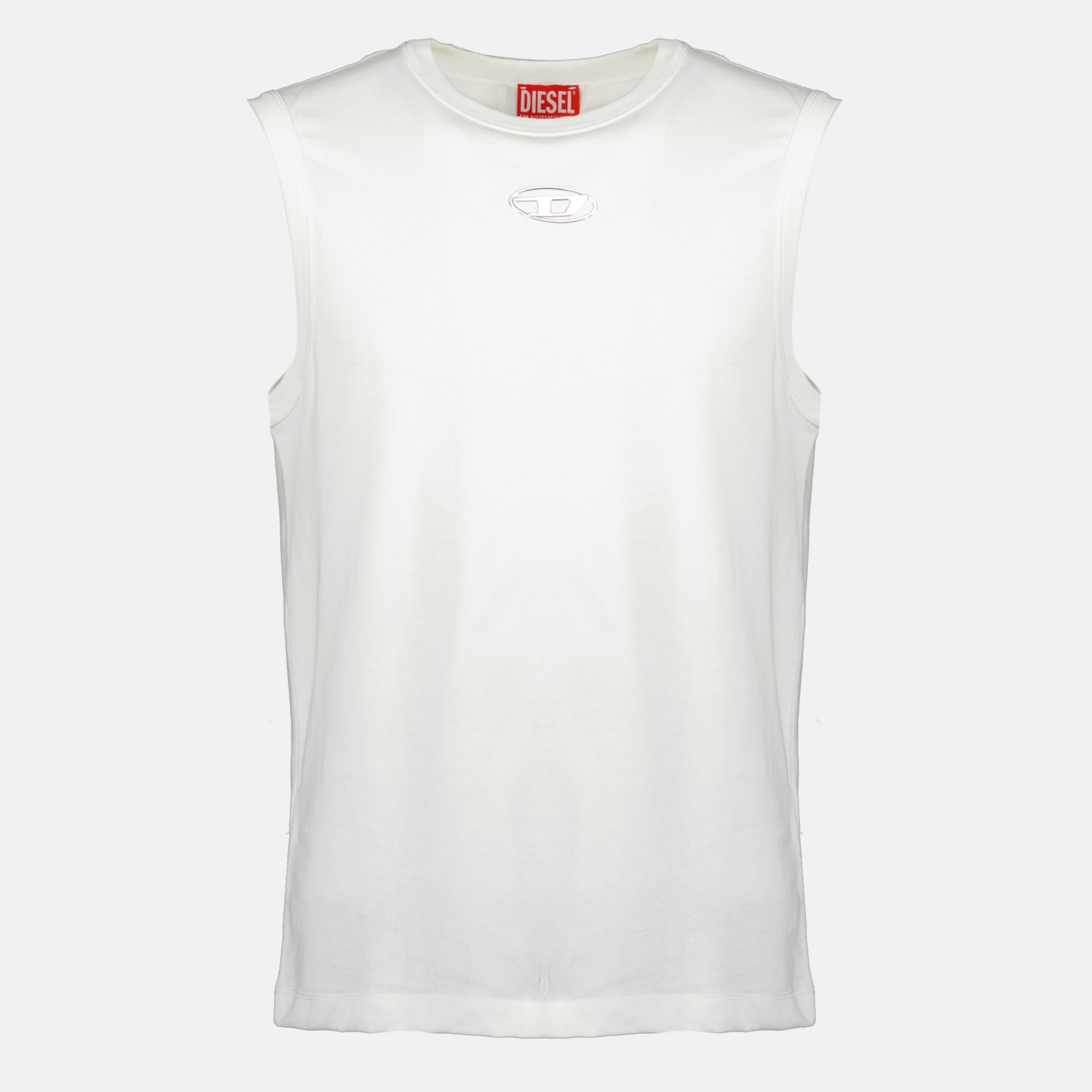 T-Bisco-Iod 화이트 탱크탑