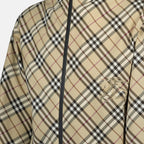 windbreaker, plaid jacket, men's outerwear, casual coat, Burberry fashion