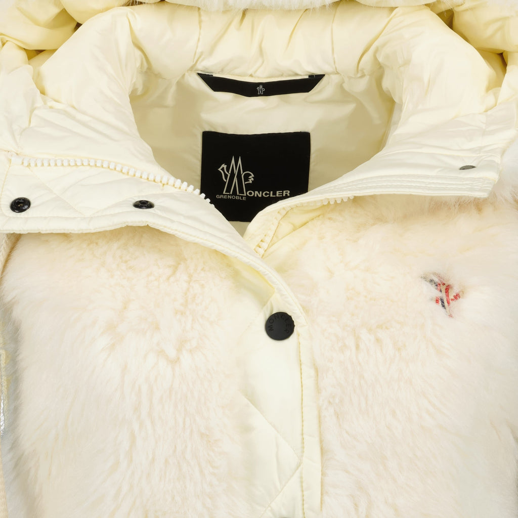 Moncler Grenoble, Arve teddy vest, sleeveless outerwear, waterproof vest, luxury outerwear