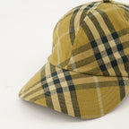 Image of Check Patterned Cap by Burberry for Unisex - Season Autumn-Winter 2024 - Detail View 6