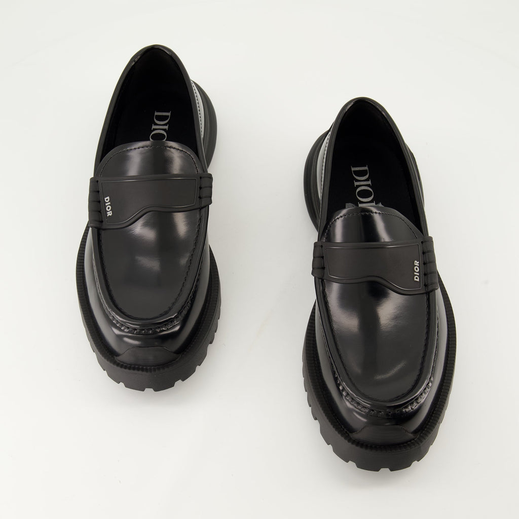 combat moccasins, glossy leather shoes, men's footwear, autumn-winter shoes, almond toe moccasins