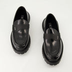 combat moccasins, glossy leather shoes, men's footwear, autumn-winter shoes, almond toe moccasins