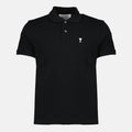 Imagem do Polo Ami de Coeur Black da Ami PARIS para Homens - Temporada Primavera-Verão 2026 - Vista Frontal