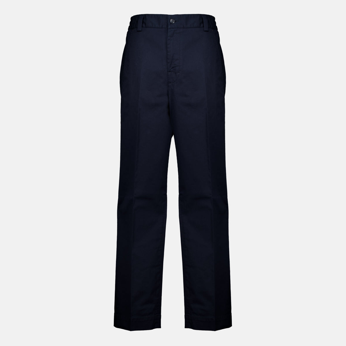Pantalón recto de algodón