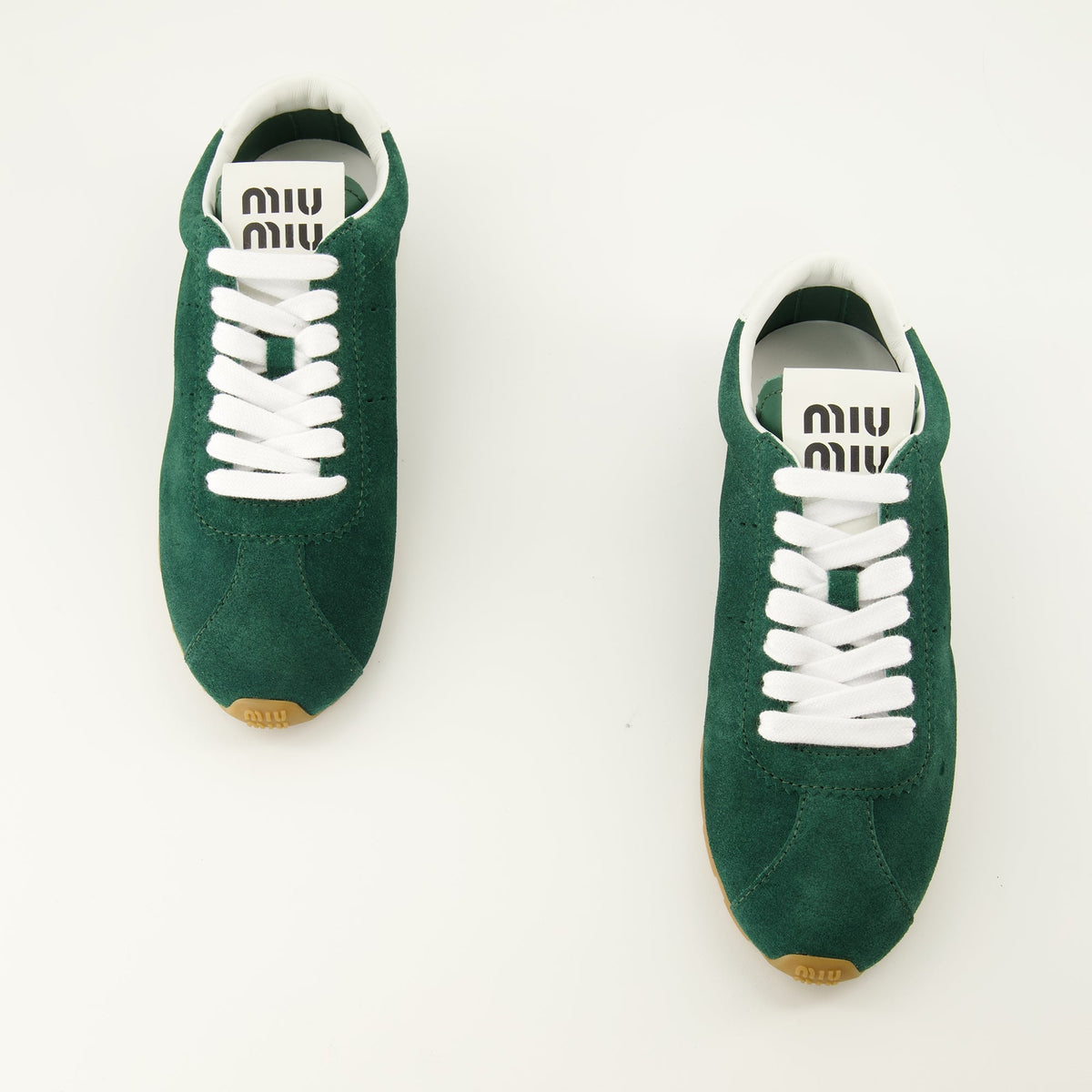 Zapatillas Plume en Ante Verde