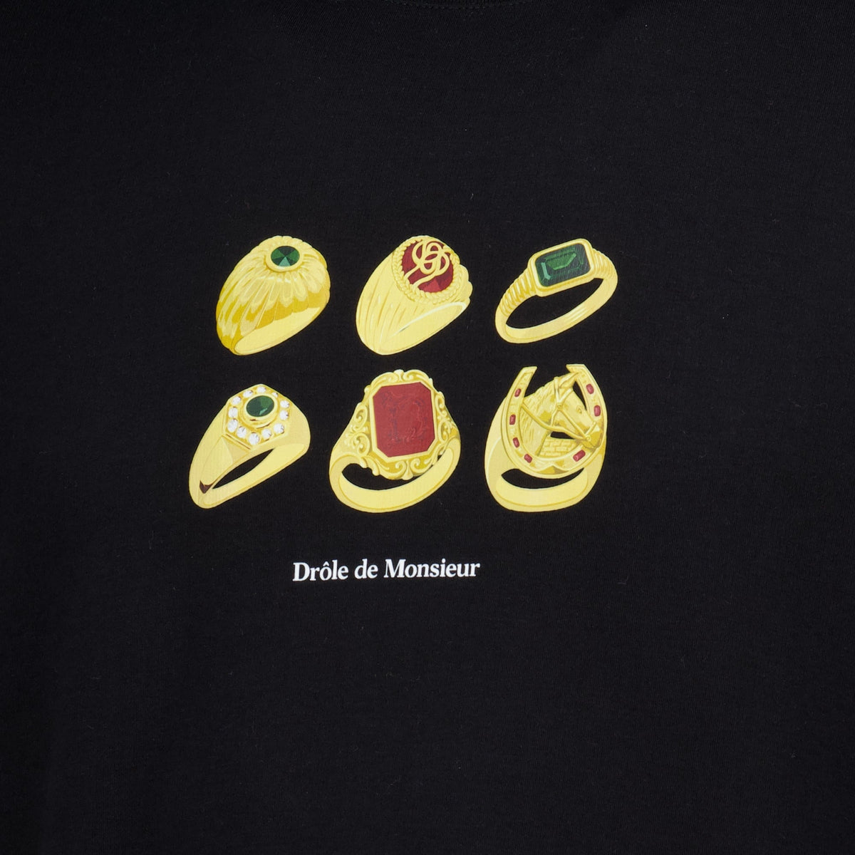 Camiseta negra Rings