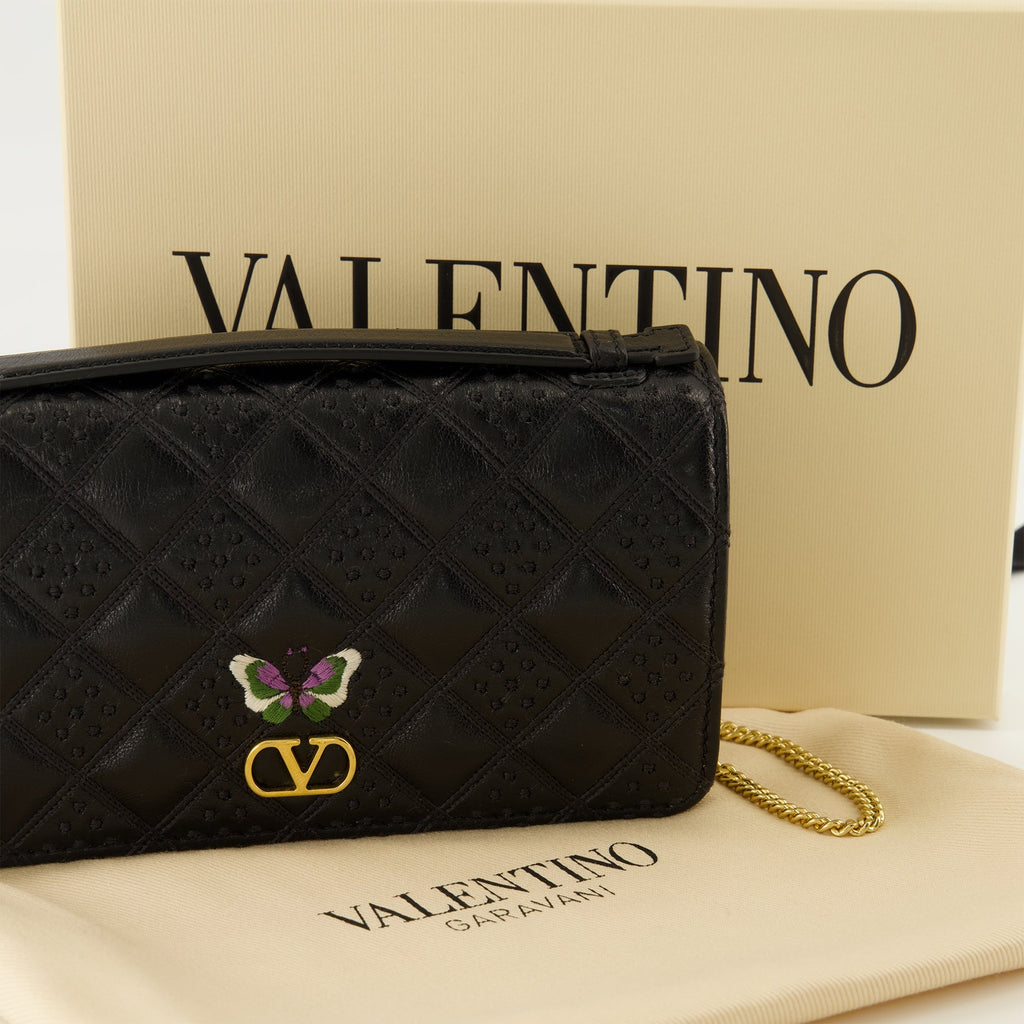 Flutterby Chain Wallet 블랙