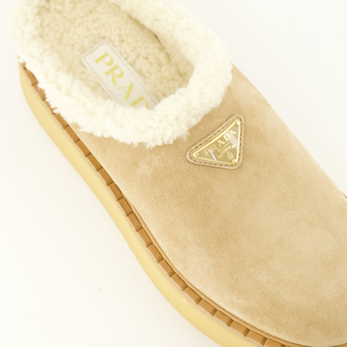 Mules de Ante Beige