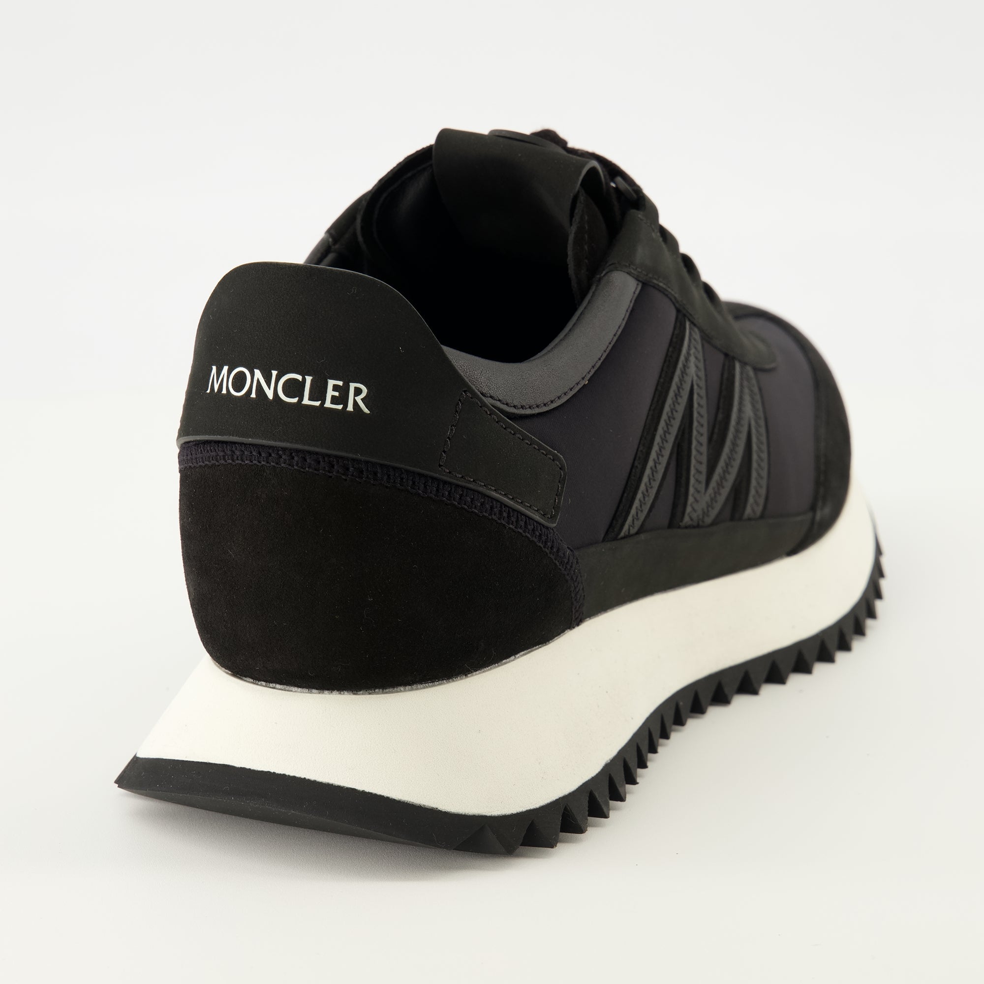 Image of Pacey 2 Black Sneakers by Moncler for Men - Season Spring-Summer 2026 - Back View