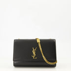 Immagine di New Kate Small Black di Saint Laurent per Donne - Stagione Primavera-Estate 2026 - Vista Frontale