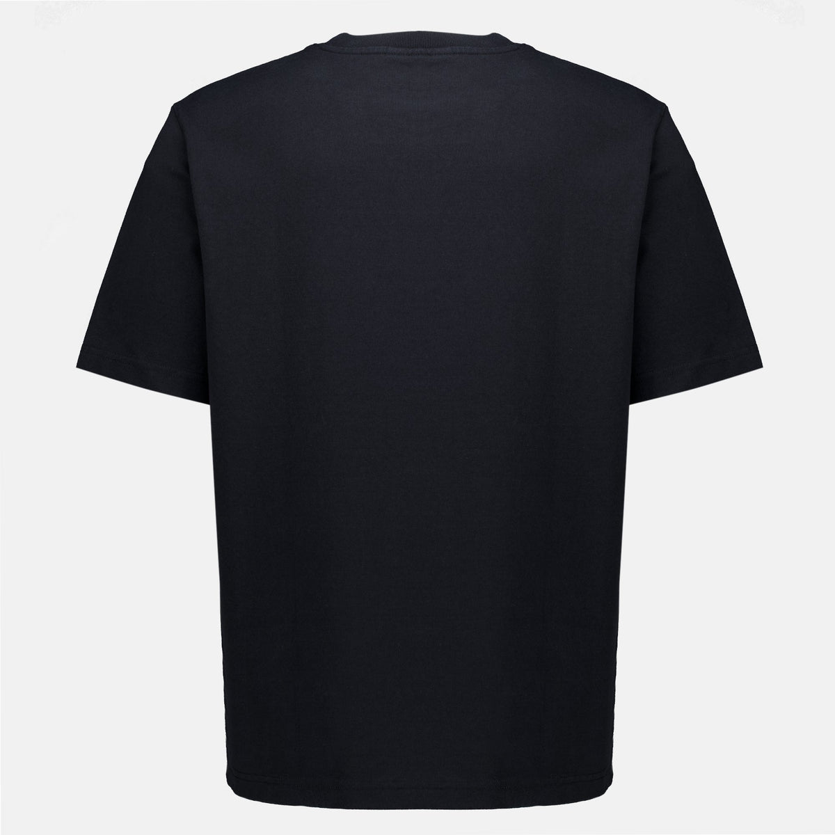 Black Embroidered T-Shirt - Maison Kitsuné