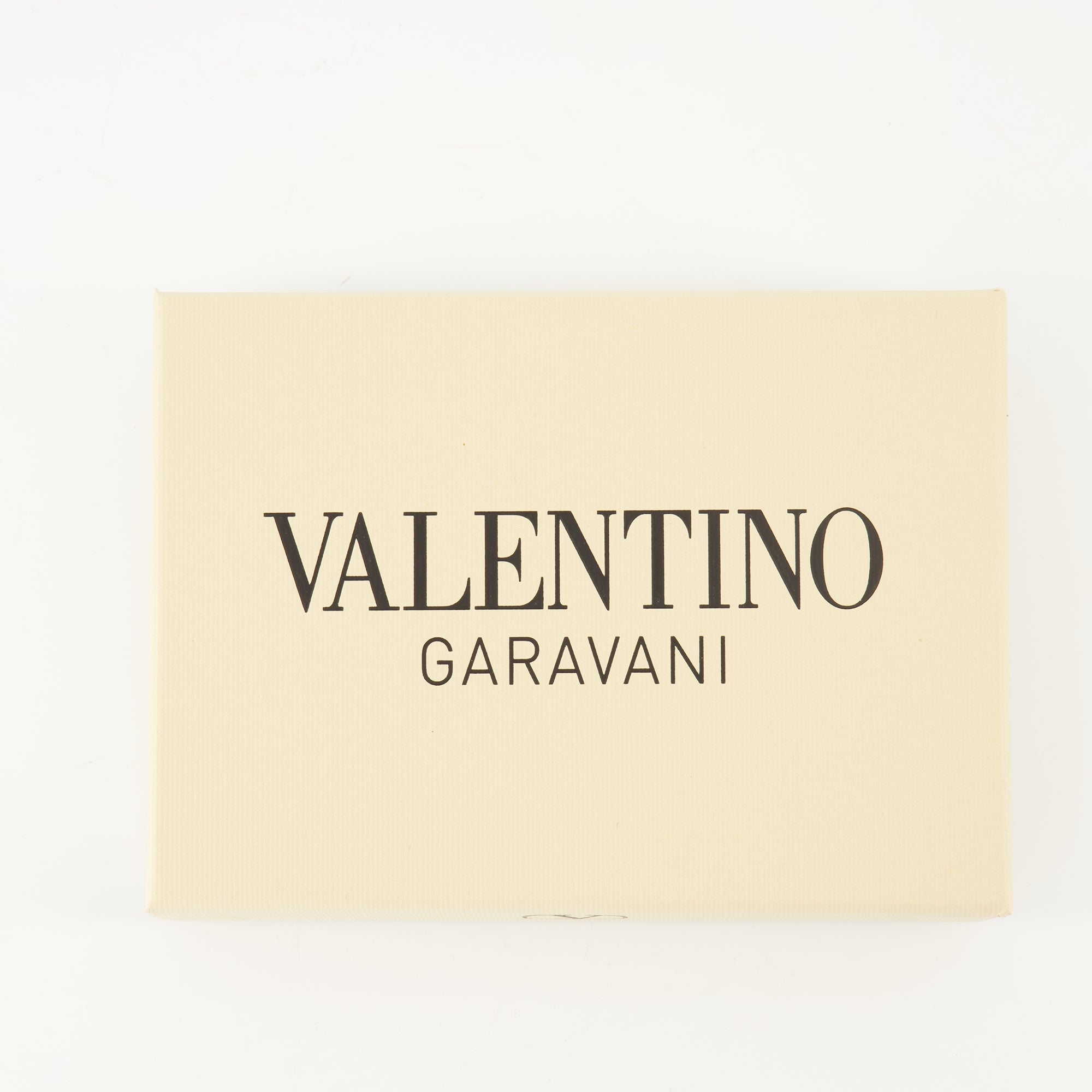 Valentino Garavani wallet, grained leather wallet, Rockstud accessory, designer wallet, high-quality wallet