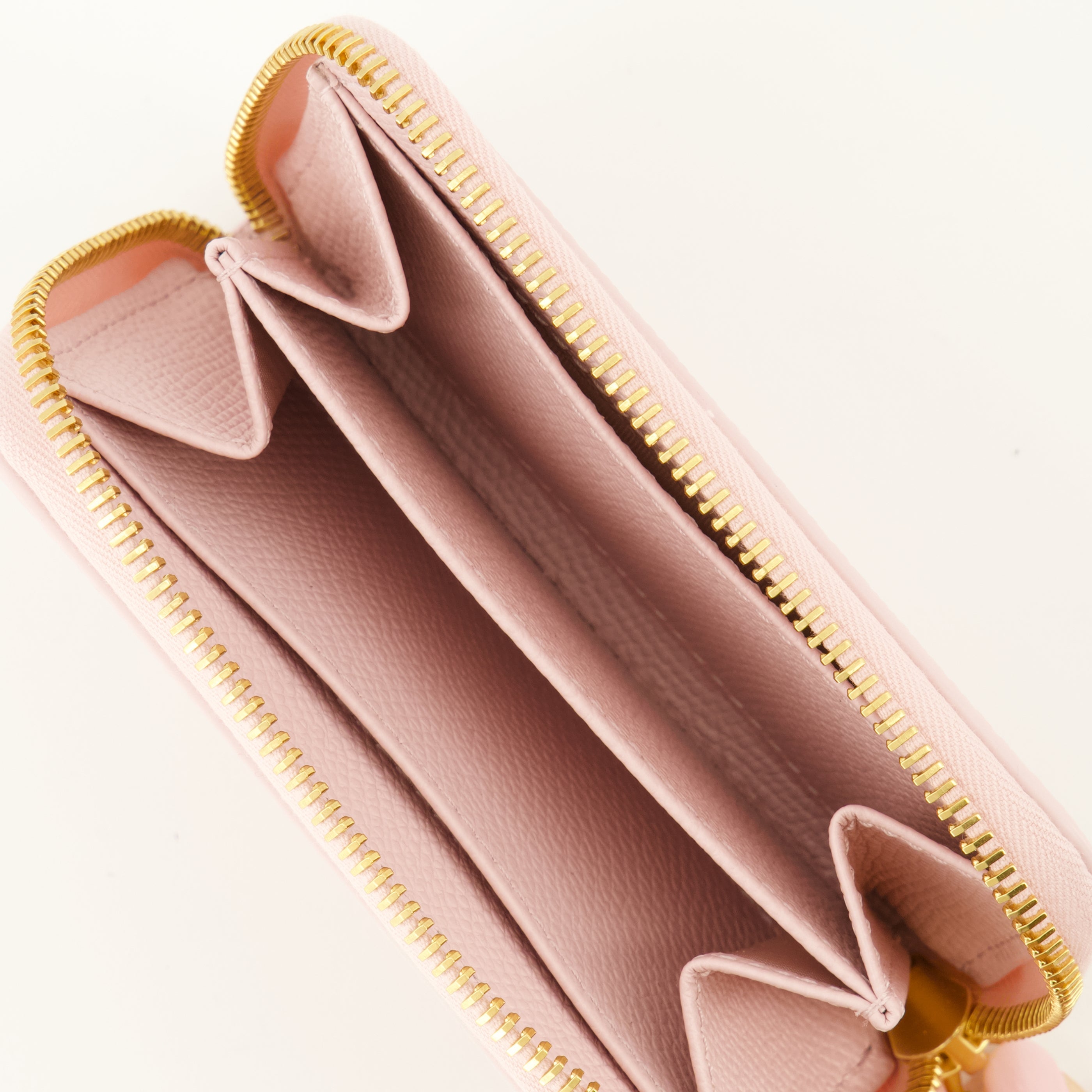 Mini portefeuille zippé Cherryfic Pink