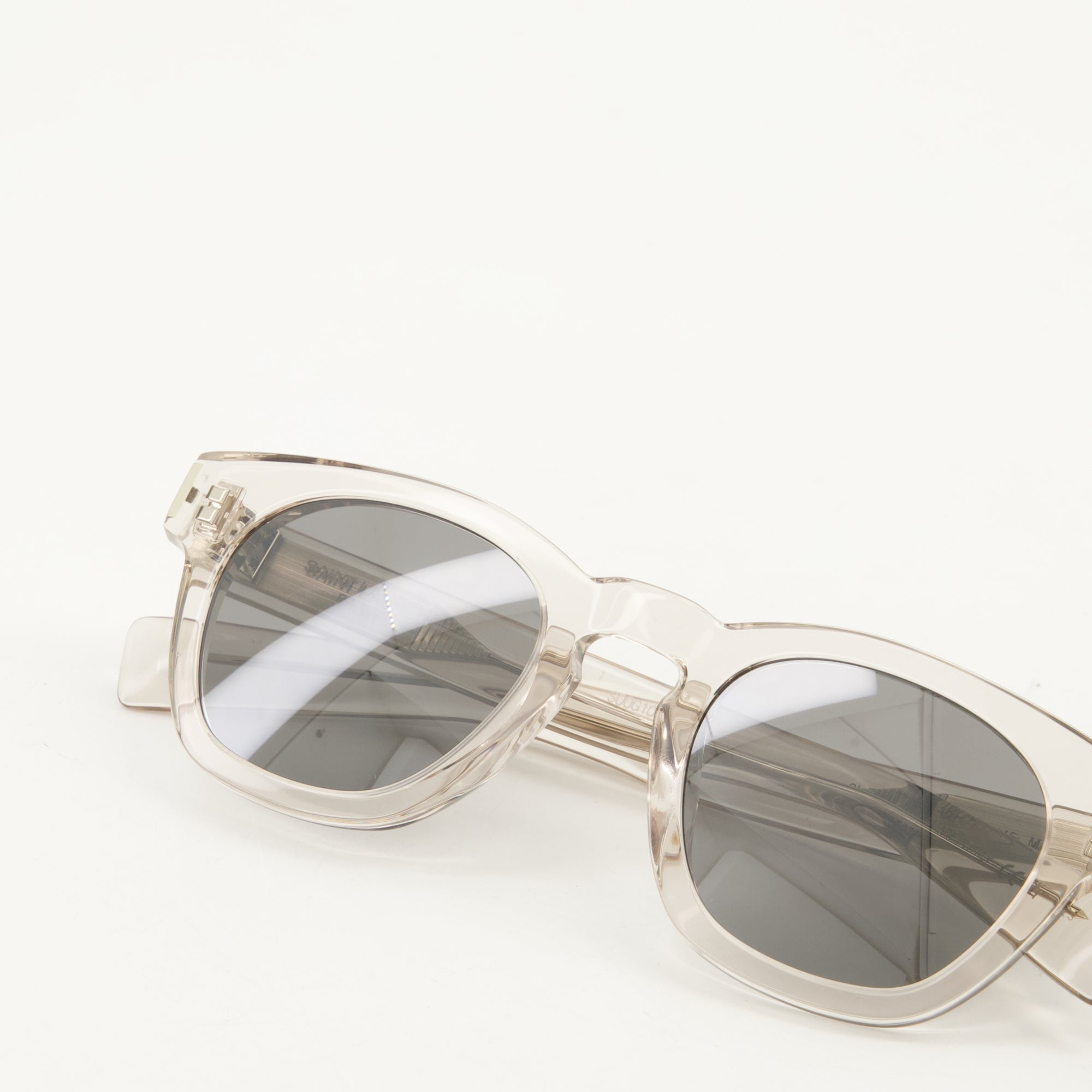 transparent sunglasses, SL746 sunglasses, UV protection eyewear, Saint Laurent sunglasses, unisex eyewear
