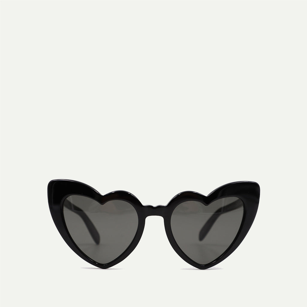 Image of Heart-shaped Sunglasses by Saint Laurent for Women - Season Autumn-Winter 2024 - Front View