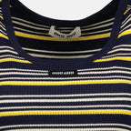 Bilde av stripete tanktop fra Miu Miu for kvinner - Sesong vår-sommer 2026 - Detaljvisning 1