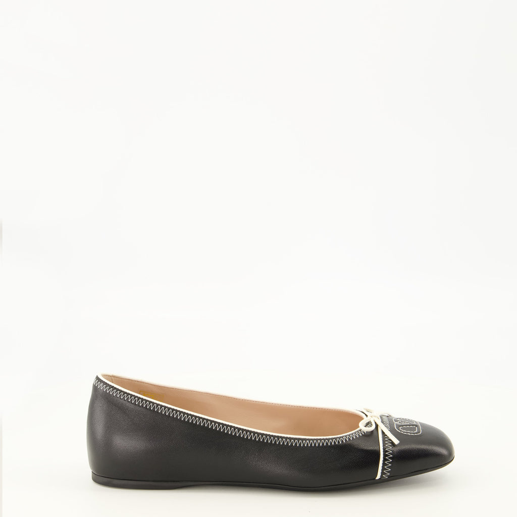 Mocassins en cuir VLogo