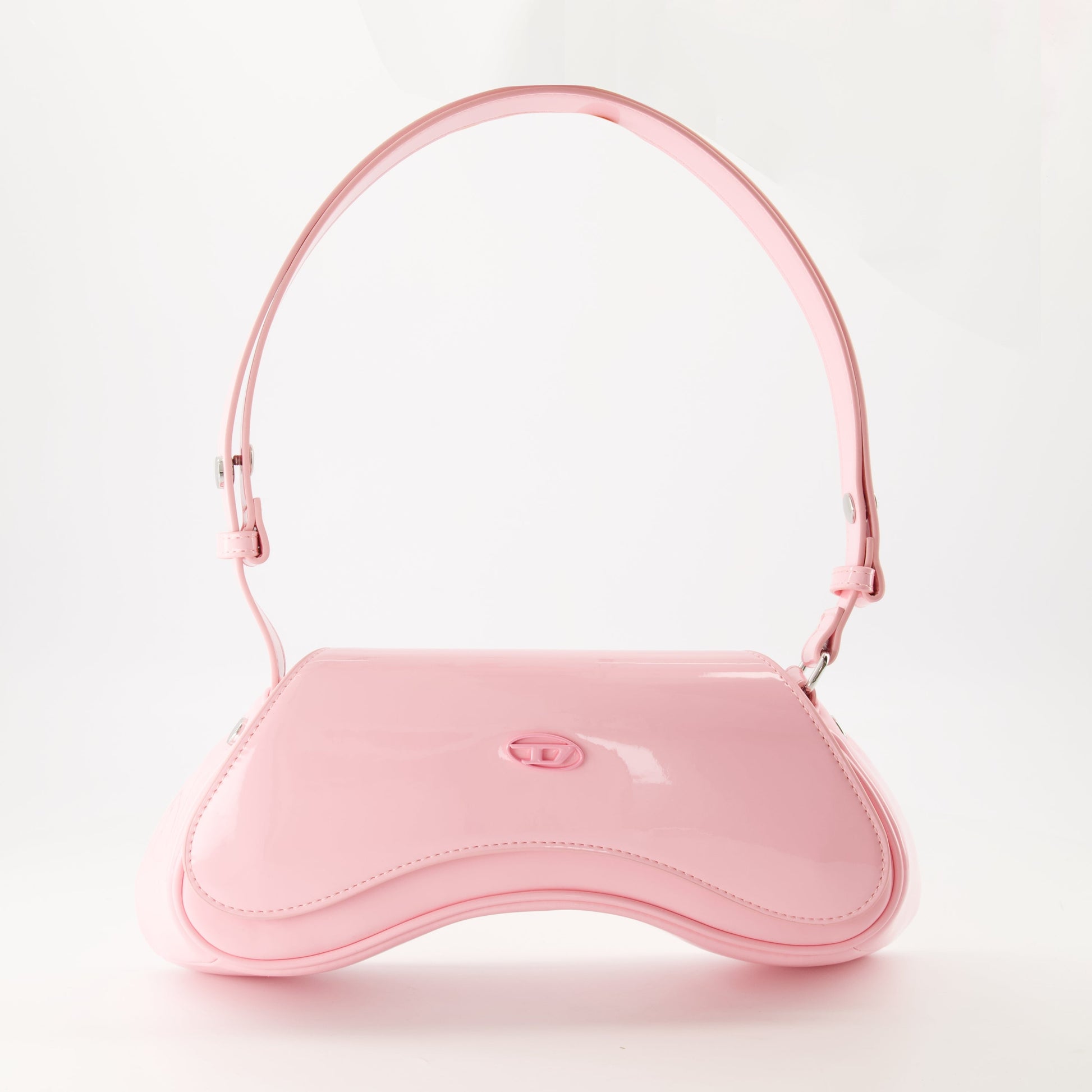 Diesel handbag, Play Glossy Rose, luxury accessory, chic handbag, stylish purse