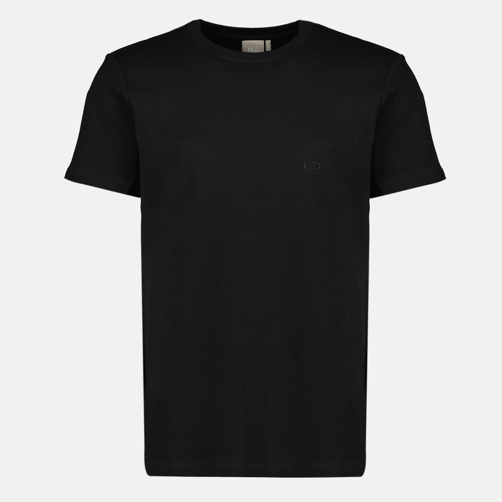 T-Shirt em Algodão Bordado CD
