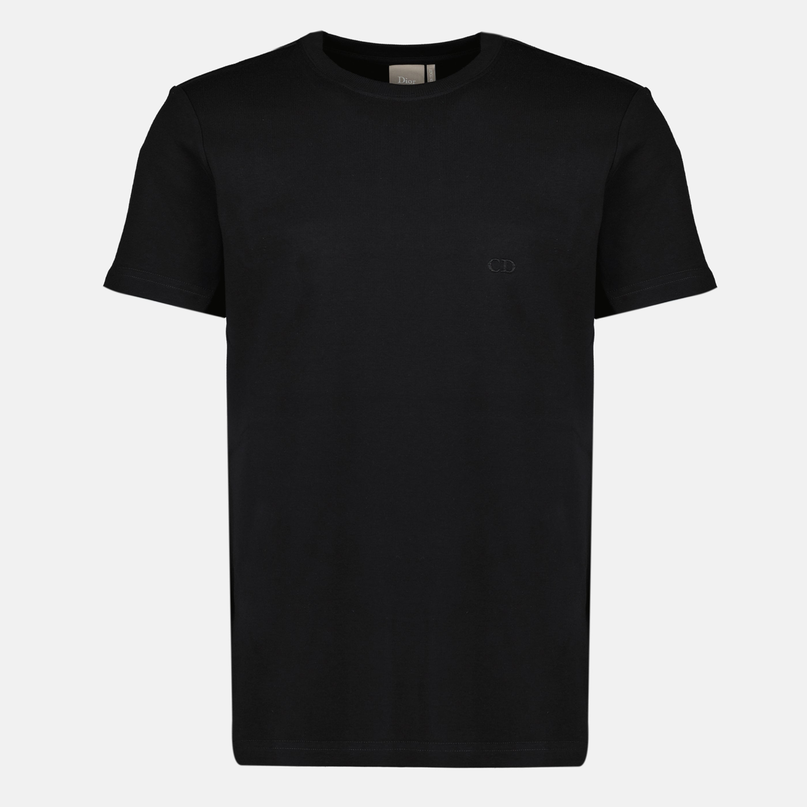 T-Shirt em Algodão Bordado CD