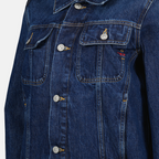 Bild einer blauen Denim-Jacke von Diesel für Frauen - Saison Frühling-Sommer 2025 - Produktdetailansicht 2