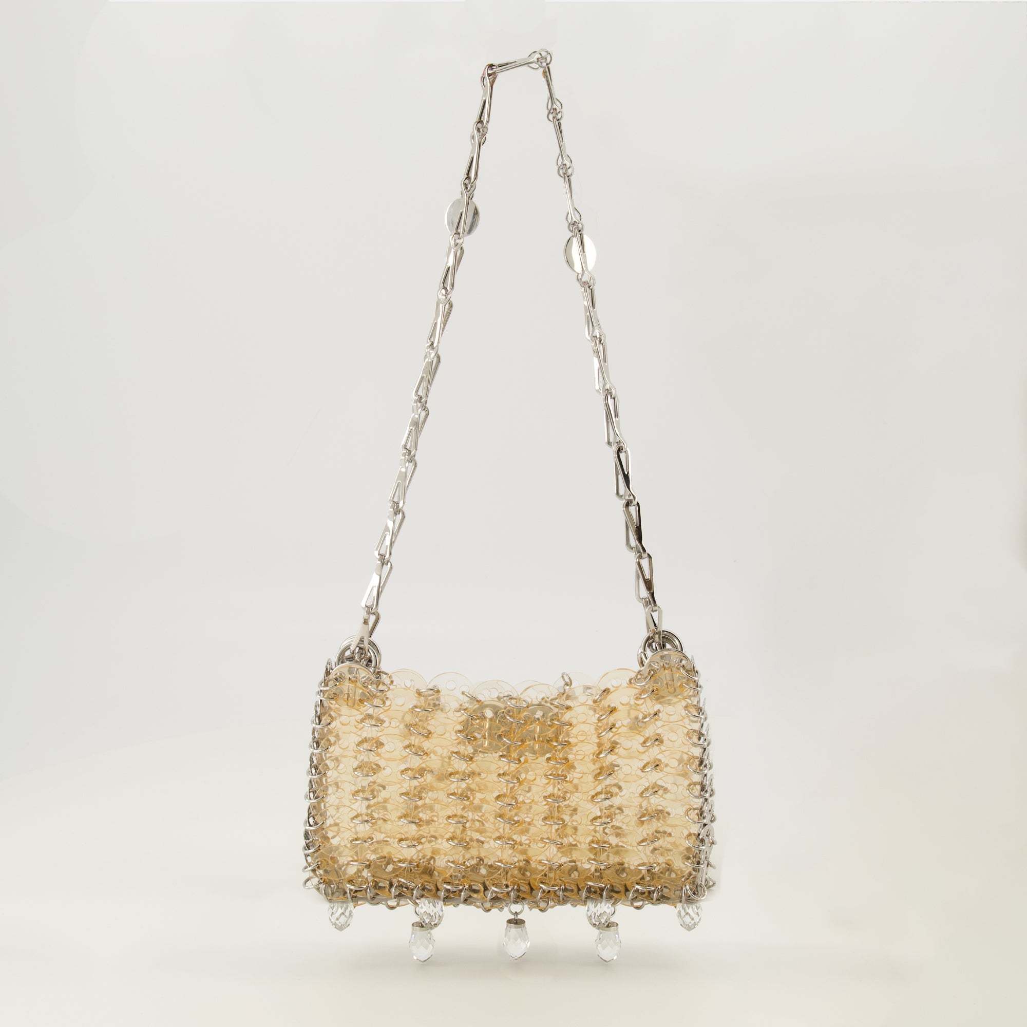 1969 Nano Bag with Golden Crystals - Rabanne - Women | WE IN STYLE