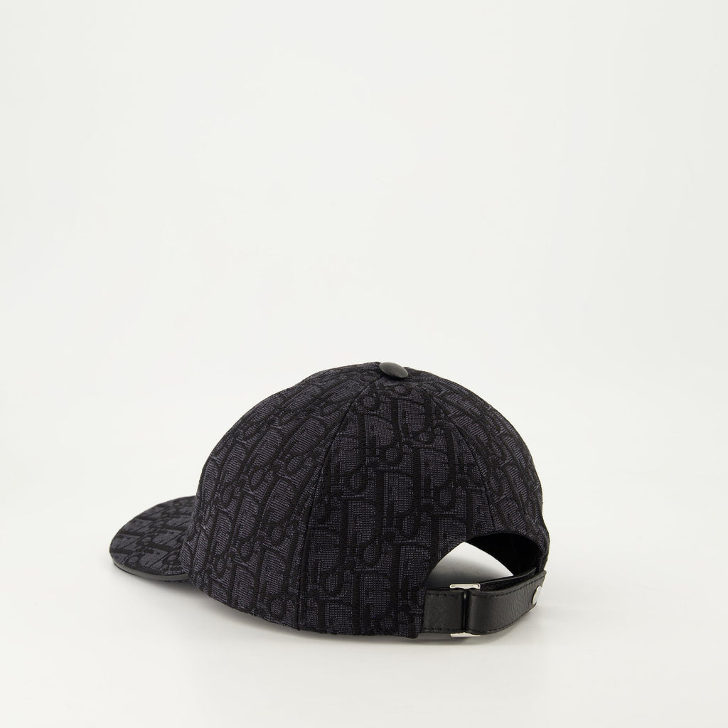 Dior Oblique, logo cap, cotton cap, adjustable cap, jacquard cap