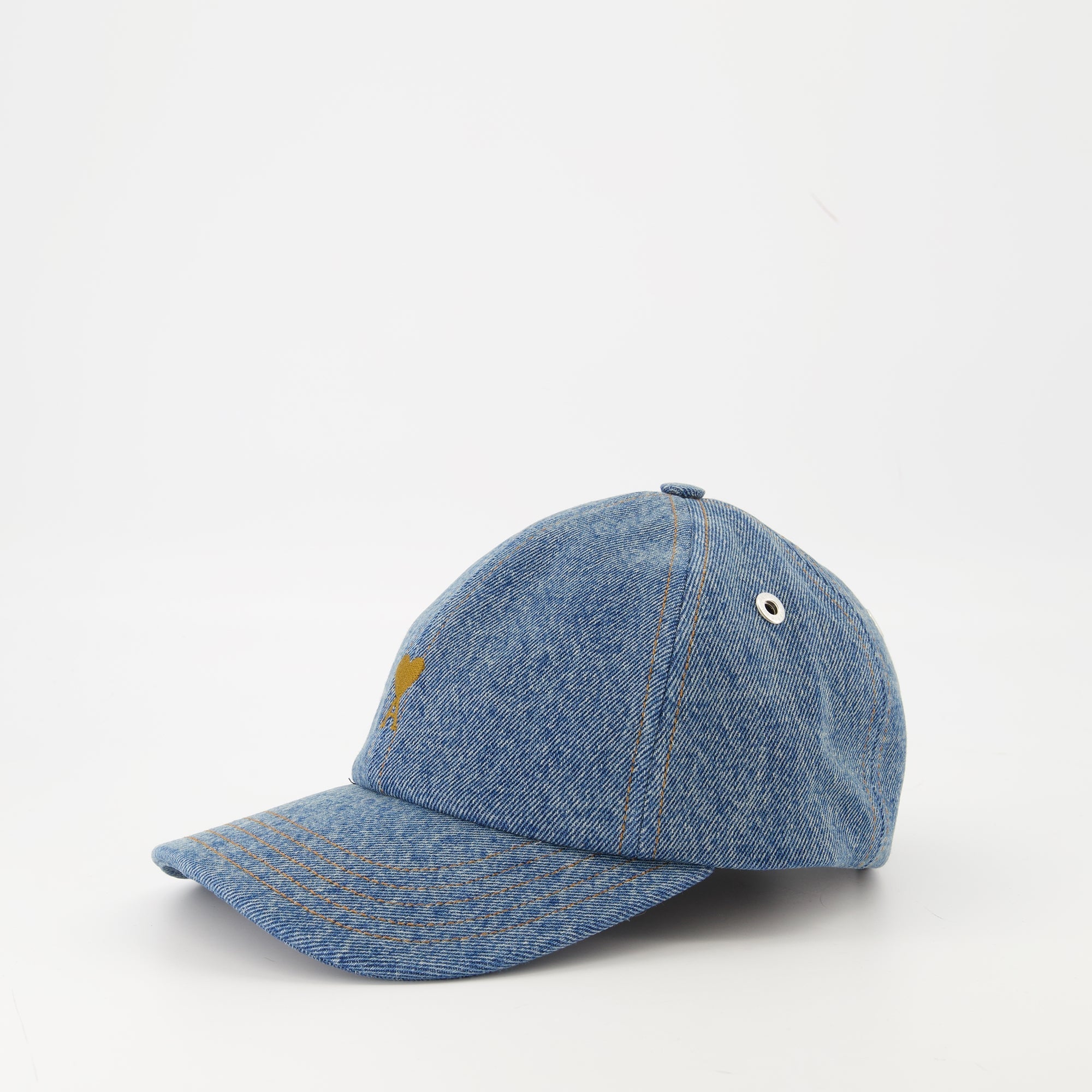 denim cap, Ami de Coeur, unisex accessories, adjustable cap, cotton cap