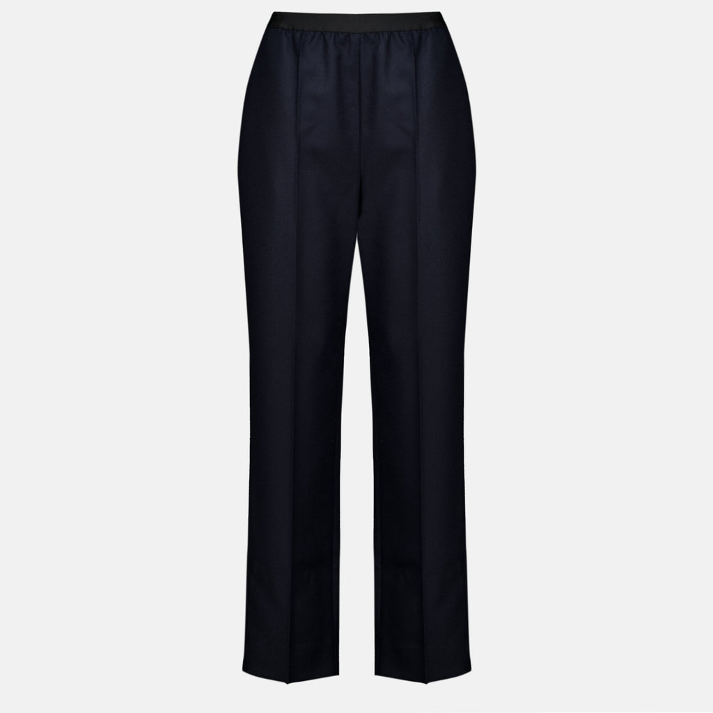 Pantalons Droits en Laine