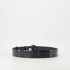 Versace belt, Medusa buckle, leather accessories, adjustable belt, designer belt