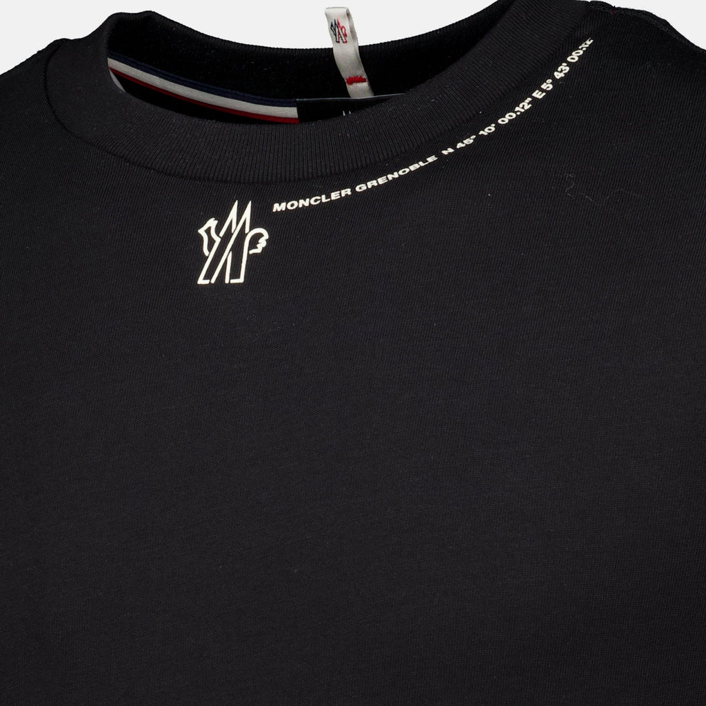 ブラック コットンジャージー Tシャツ
