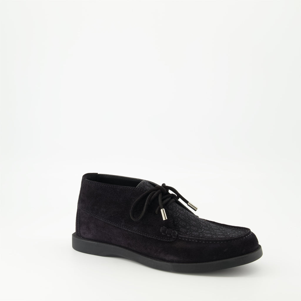 Image of Chukka Boots Granville by Dior for Men - Season Spring-Summer 2025 - Front Right Three-Quarter View