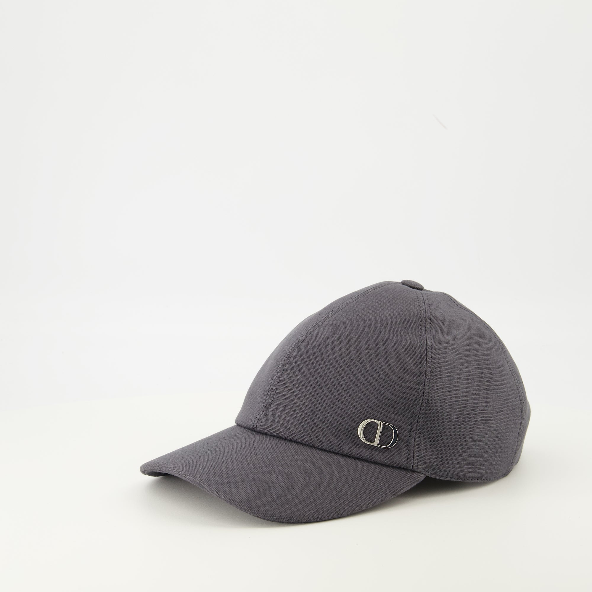 Dior cap, CD Icon, adjustable cap, grey cotton cap, luxury accessories