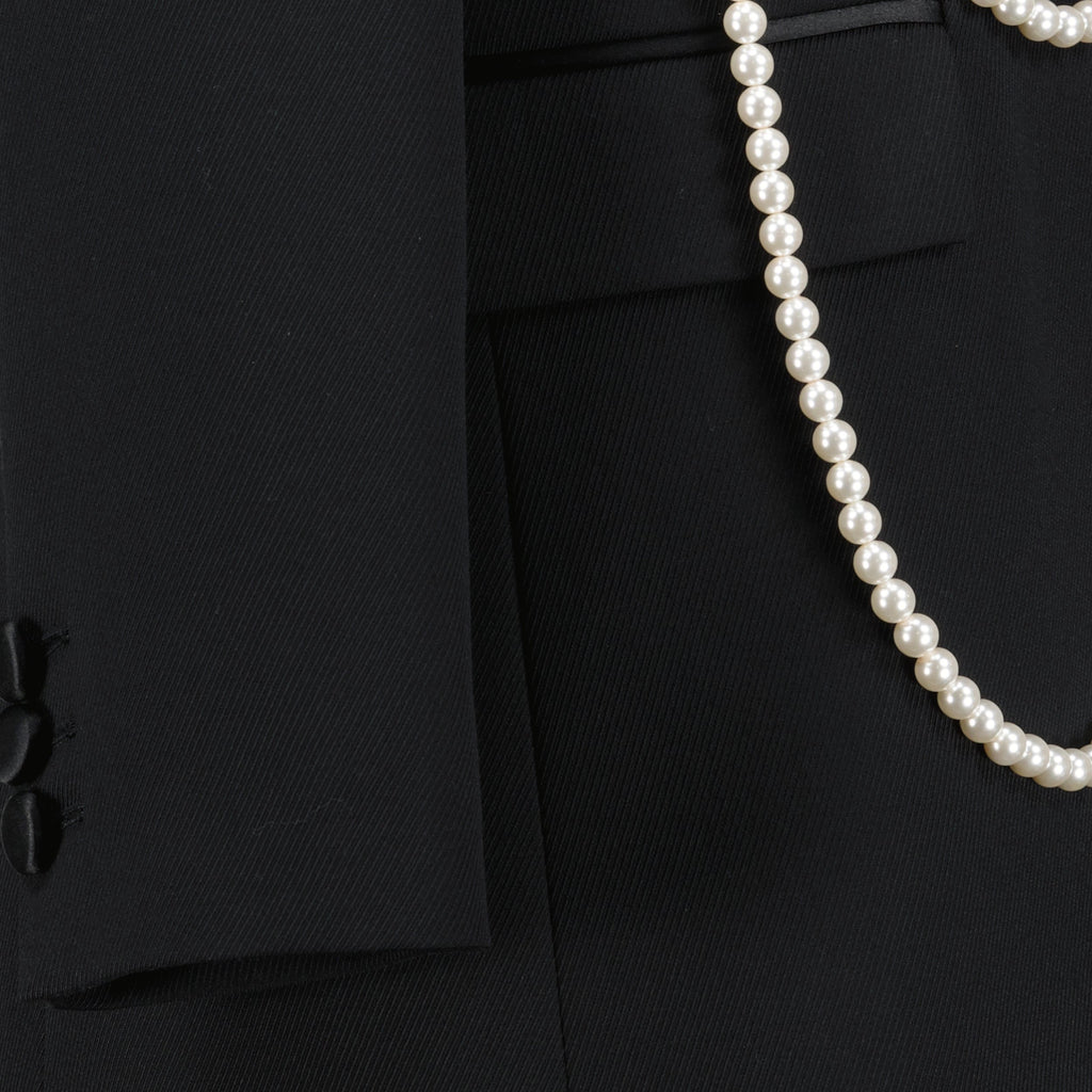 blazer, Moschino, fitted blazer, black blazer, women's fashion