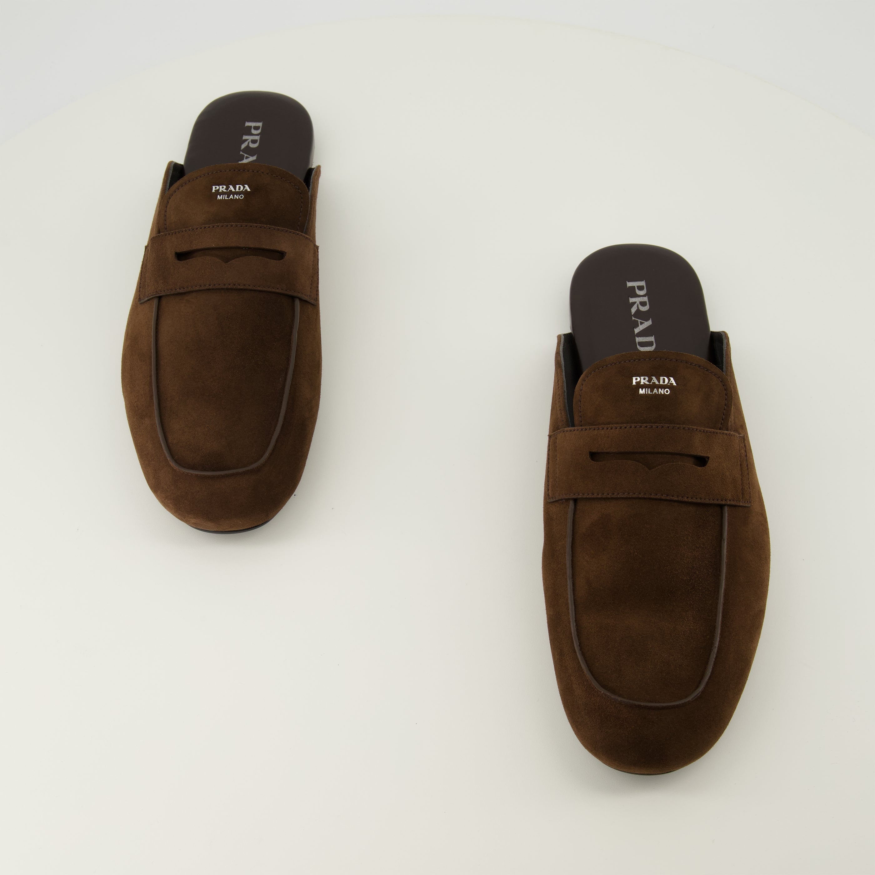 PRADA スエード モカシン 37.5 Mules Mocassins en Cuir Suédé - Prada - Men | WE IN STYLE