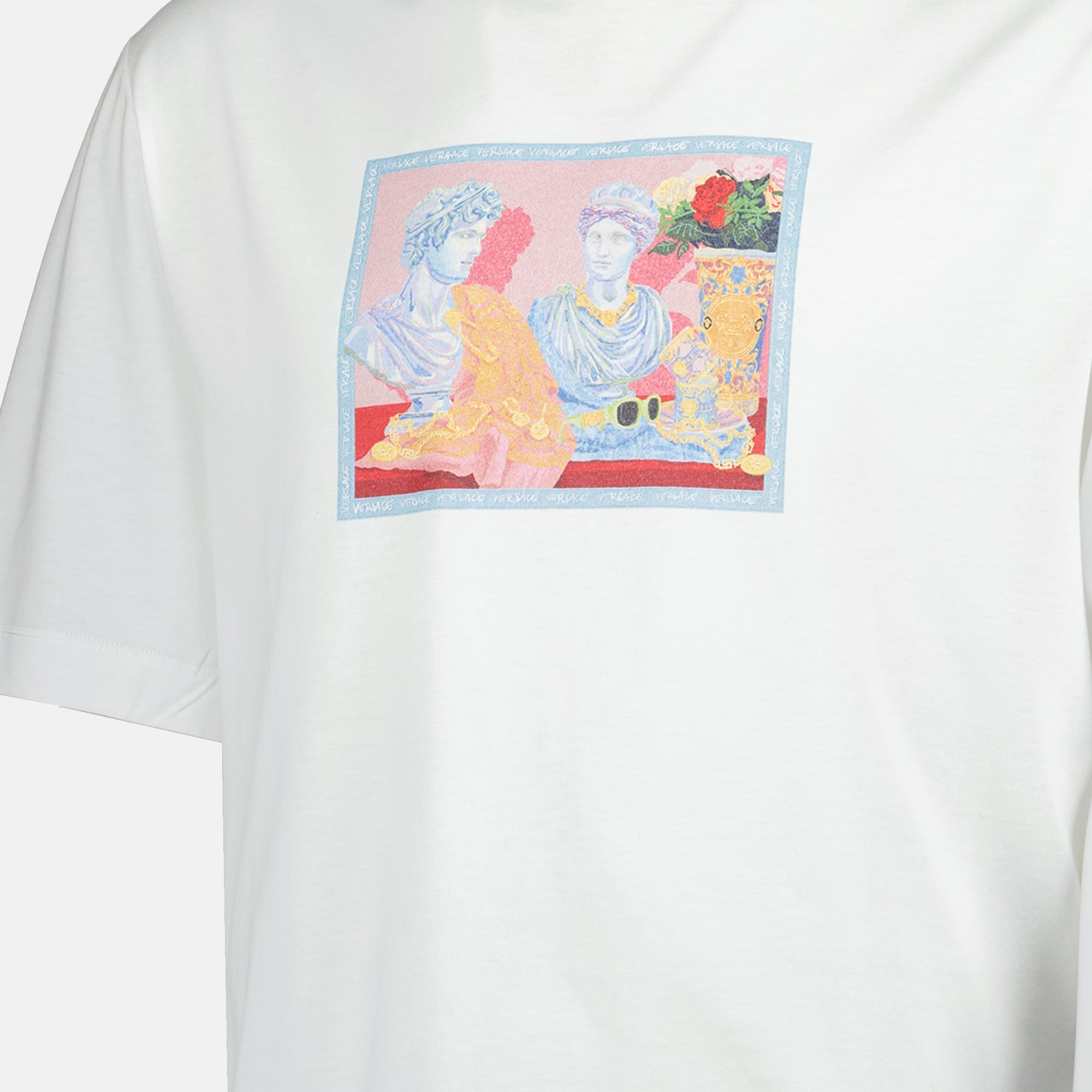 ホワイトプリントTシャツ