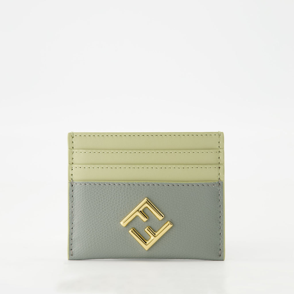 Fendi cardholder, FF Diamonds, calf leather wallet, elegant cardholder, designer accessories