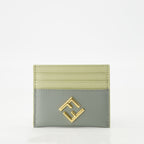 Fendi cardholder, FF Diamonds, calf leather wallet, elegant cardholder, designer accessories