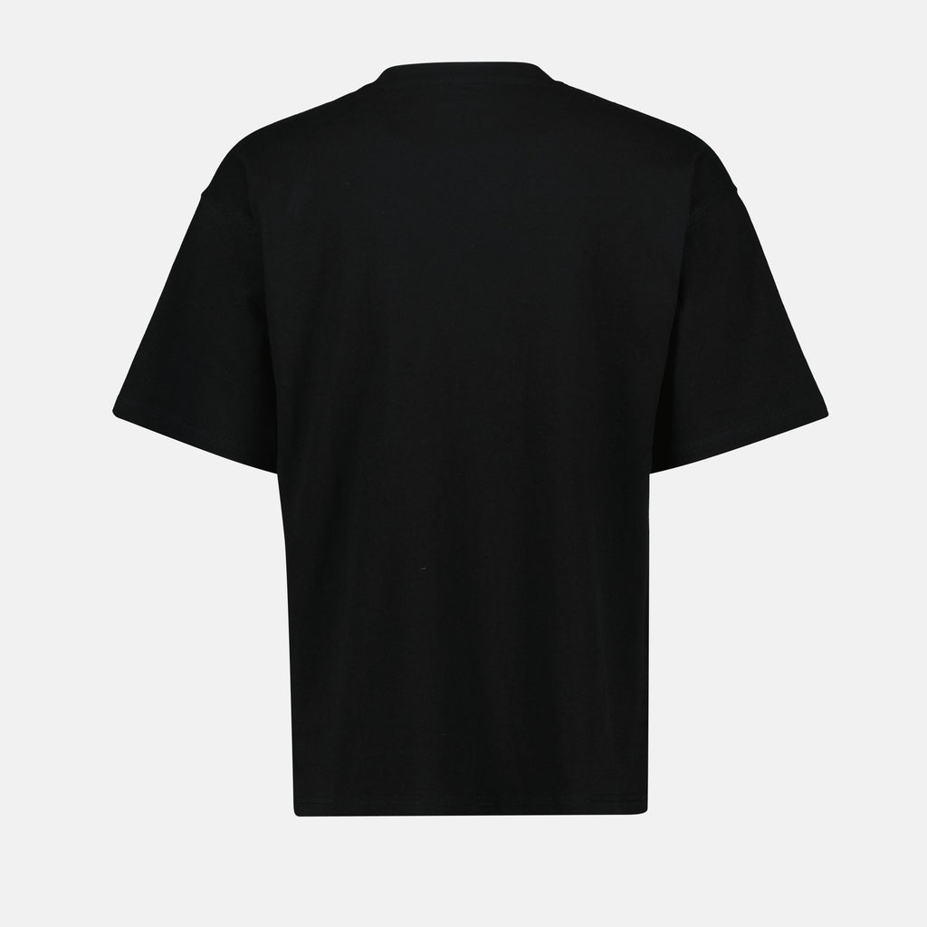Diesel T-shirt, oversized black T-shirt, cotton jersey shirt, casual wear, round neck T-shirt